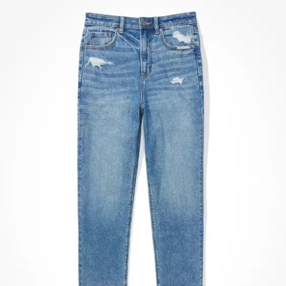 NWT AE Stretch Mom Straight Jean - Picture 5 of 11